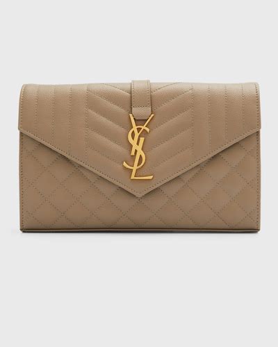 saint laurent ysl tri-quilted wallet on chain|Saint Laurent Envelope Triquilt YSL Wallet on Chain in Grained .